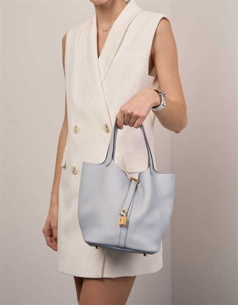 hermes picotin 18 blue pale|hermes picotin 22 price 2022.